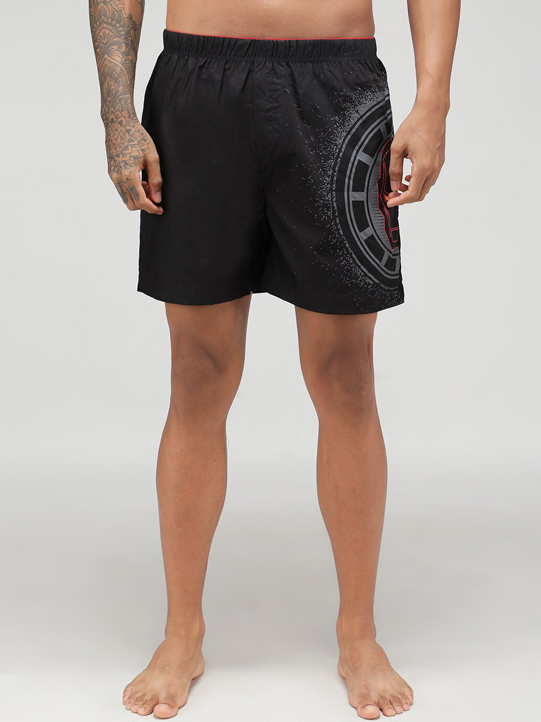 Zoiro Men Iron-Man Printed Pure Cotton Boxer ZOIROMARVEL#M34