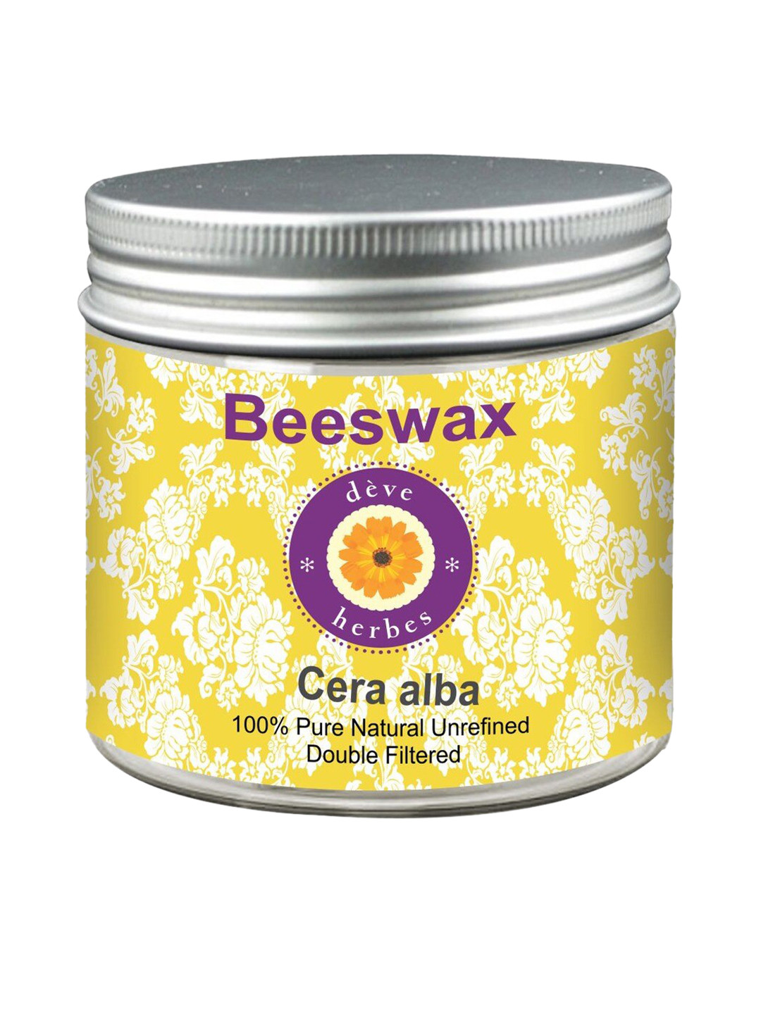 Deve Herbes Cera Alba Pure & Natural Unrefined Double Filtered Beeswax - 100g