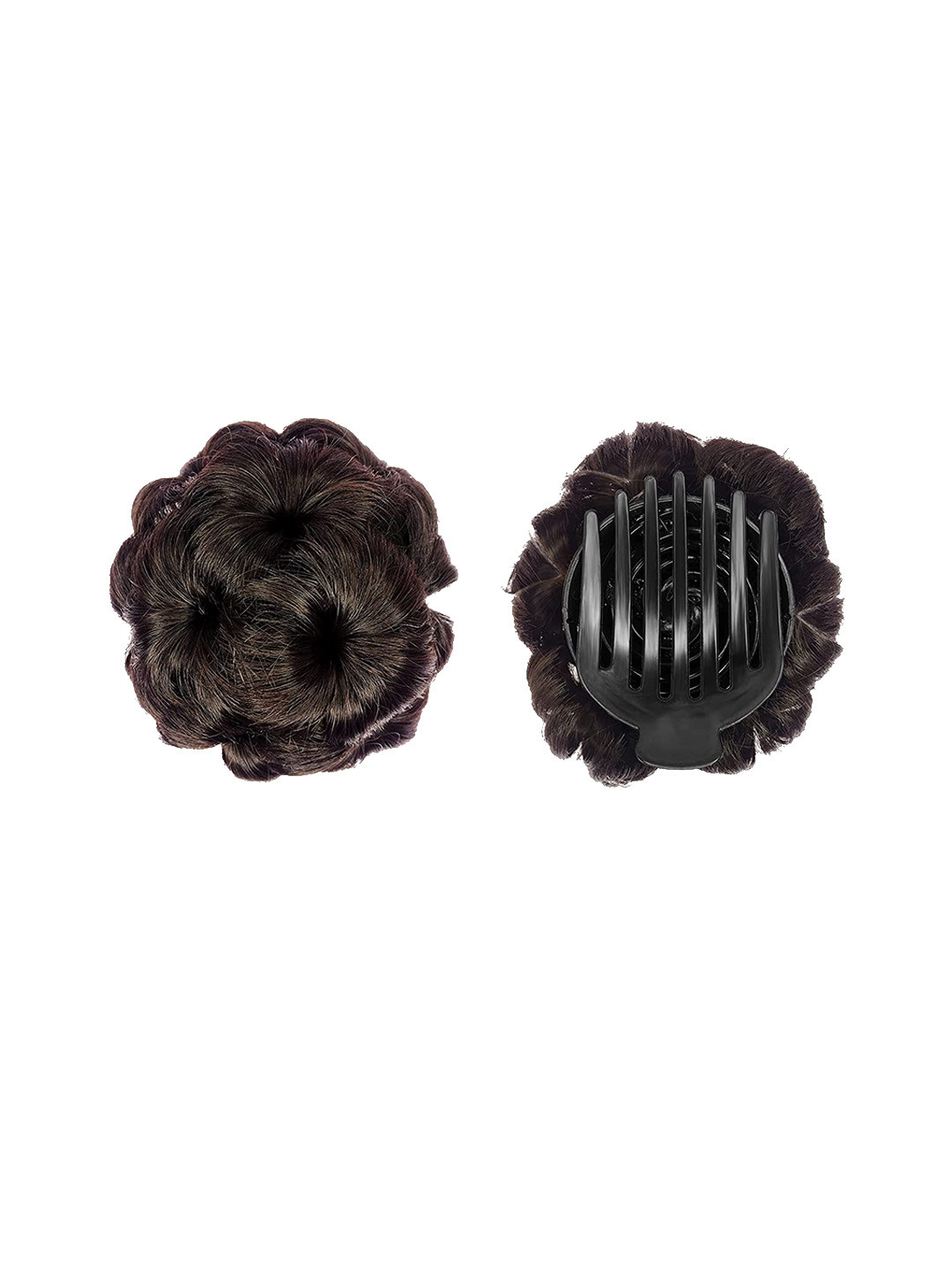 CHANDERKASH  Natural Brown Synthetic Hair Bun Extension