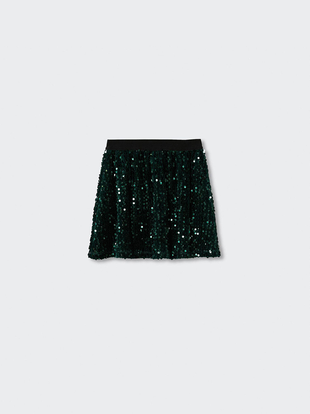 Mango Kids Girls Sequined A-Line Skirt