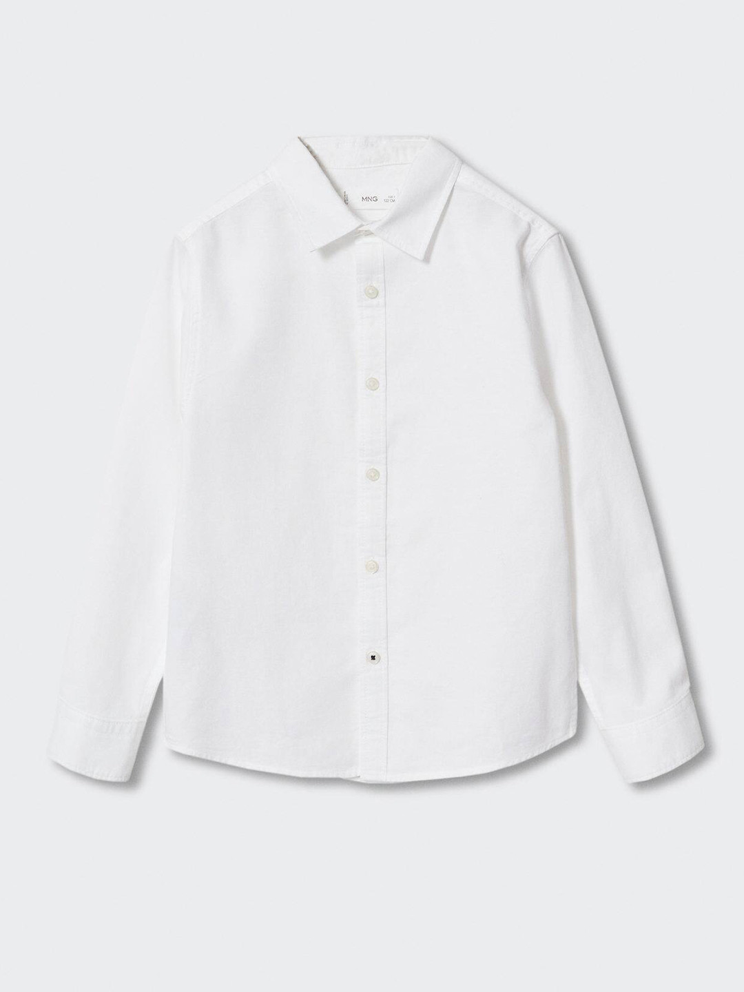 Mango Kids Boys Spread Collar Regular Fit Pure Cotton Oxford Shirt