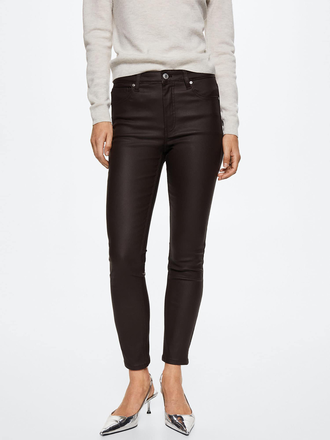 MANGO Women Skinny Fit Stretchable Jeans