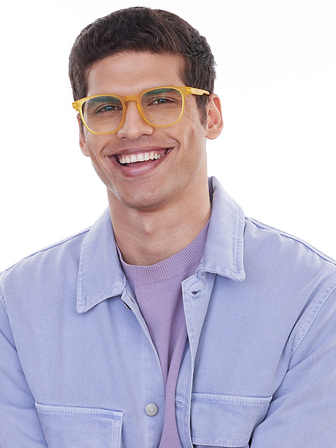 Lenskart HUSTLR Unisex Zero Power UV Protection Blue Cut Computer Glasses