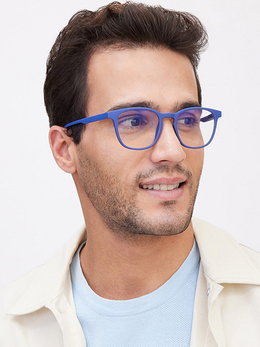 Lenskart HUSTLR Unisex Hustlr Eye Protection Full Rim Computer Eyeglasses