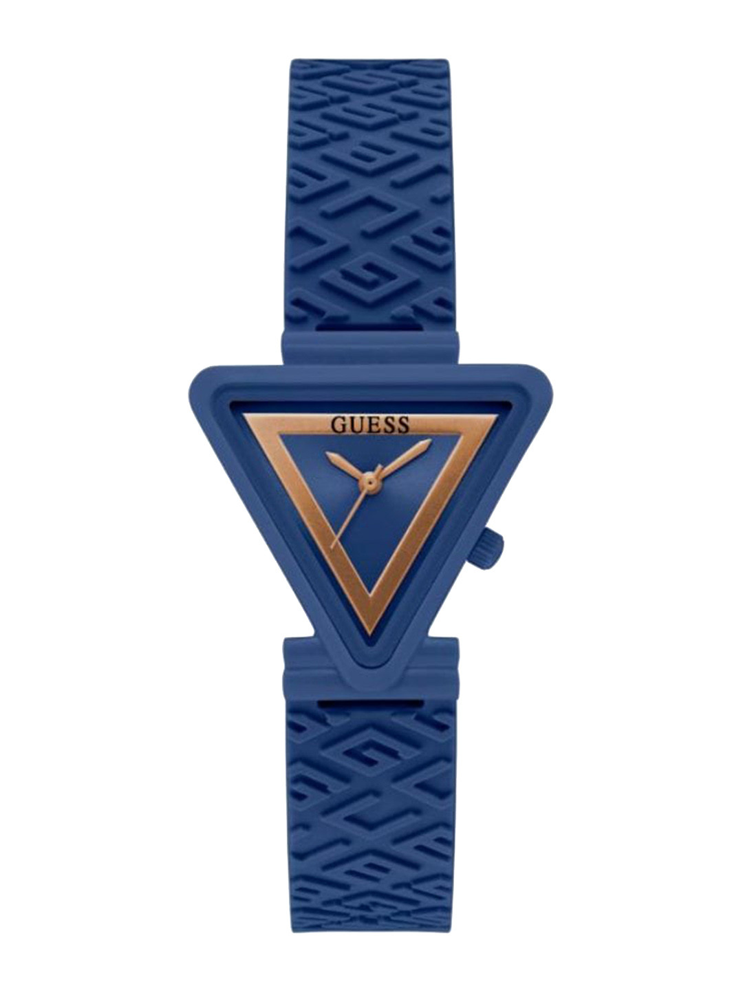 GUESS Women Asymmetric Dial & Strap Analogue Watch GW0543L7