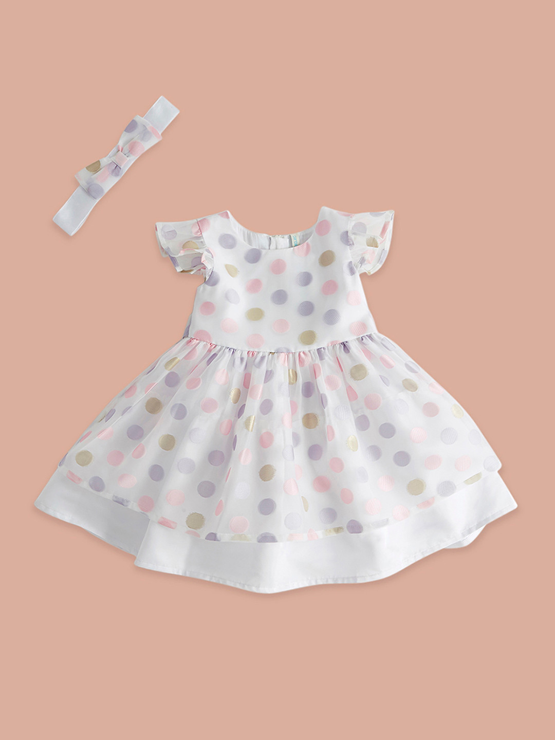 Pantaloons Baby Girls Fit and Flare Party Dress