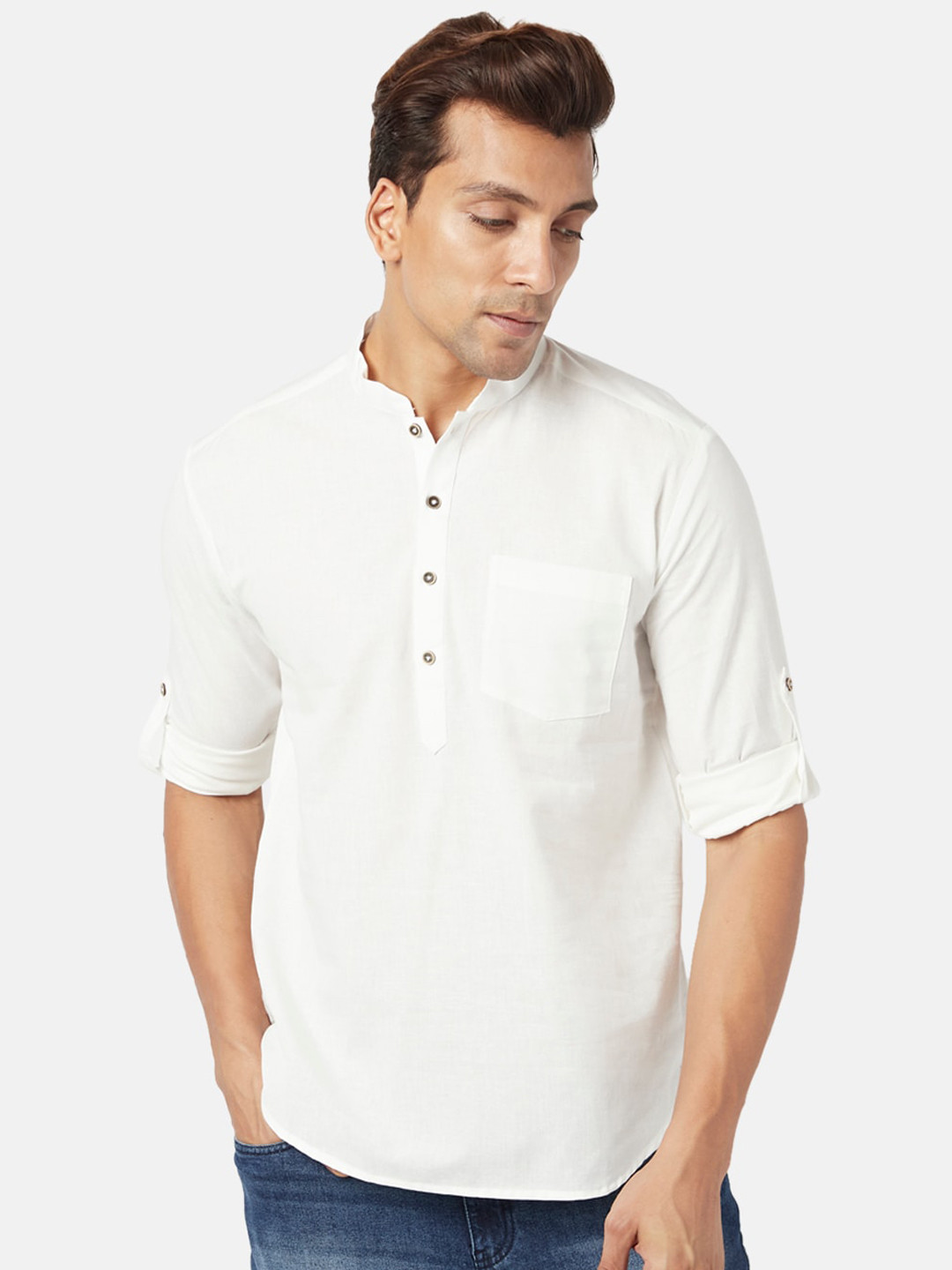 indus route by Pantaloons Men Cotton Kurta