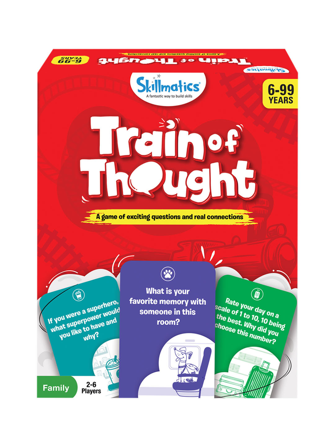 Skillmatics Kids Skillmatics Card Game Train of Thought