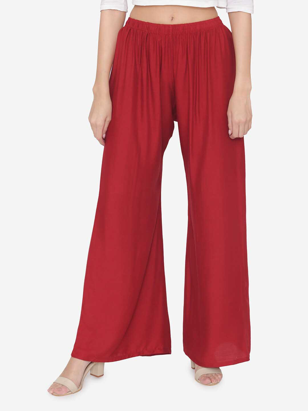 N-Gal Women Wide Leg Knitted Palazzos
