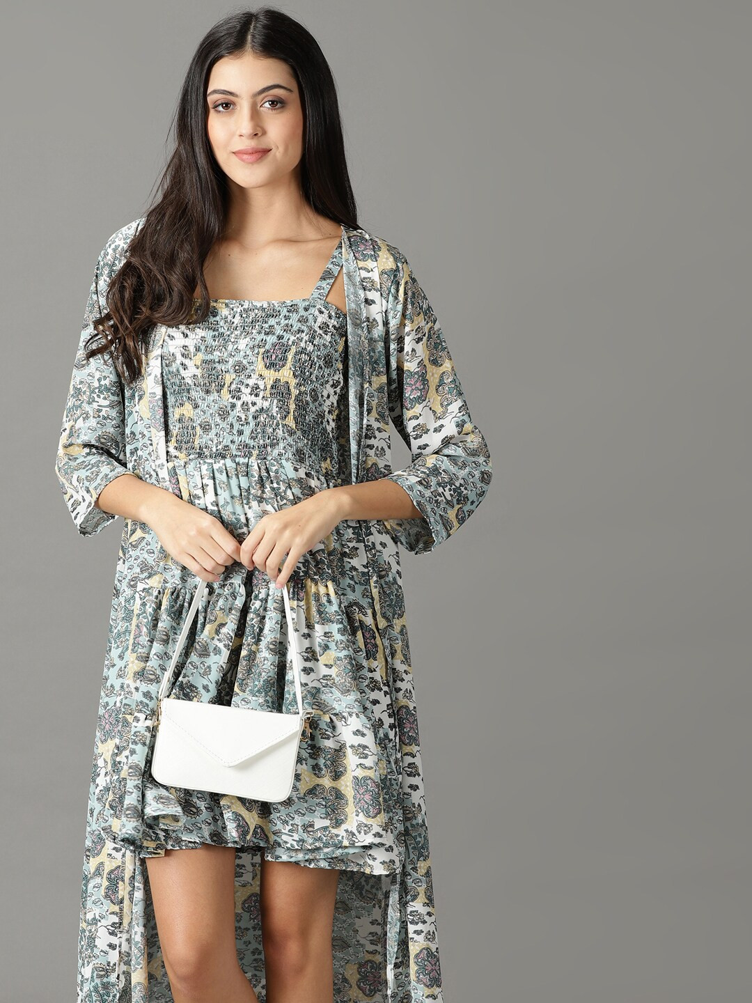 SHOWOFF Floral Chiffon Dress