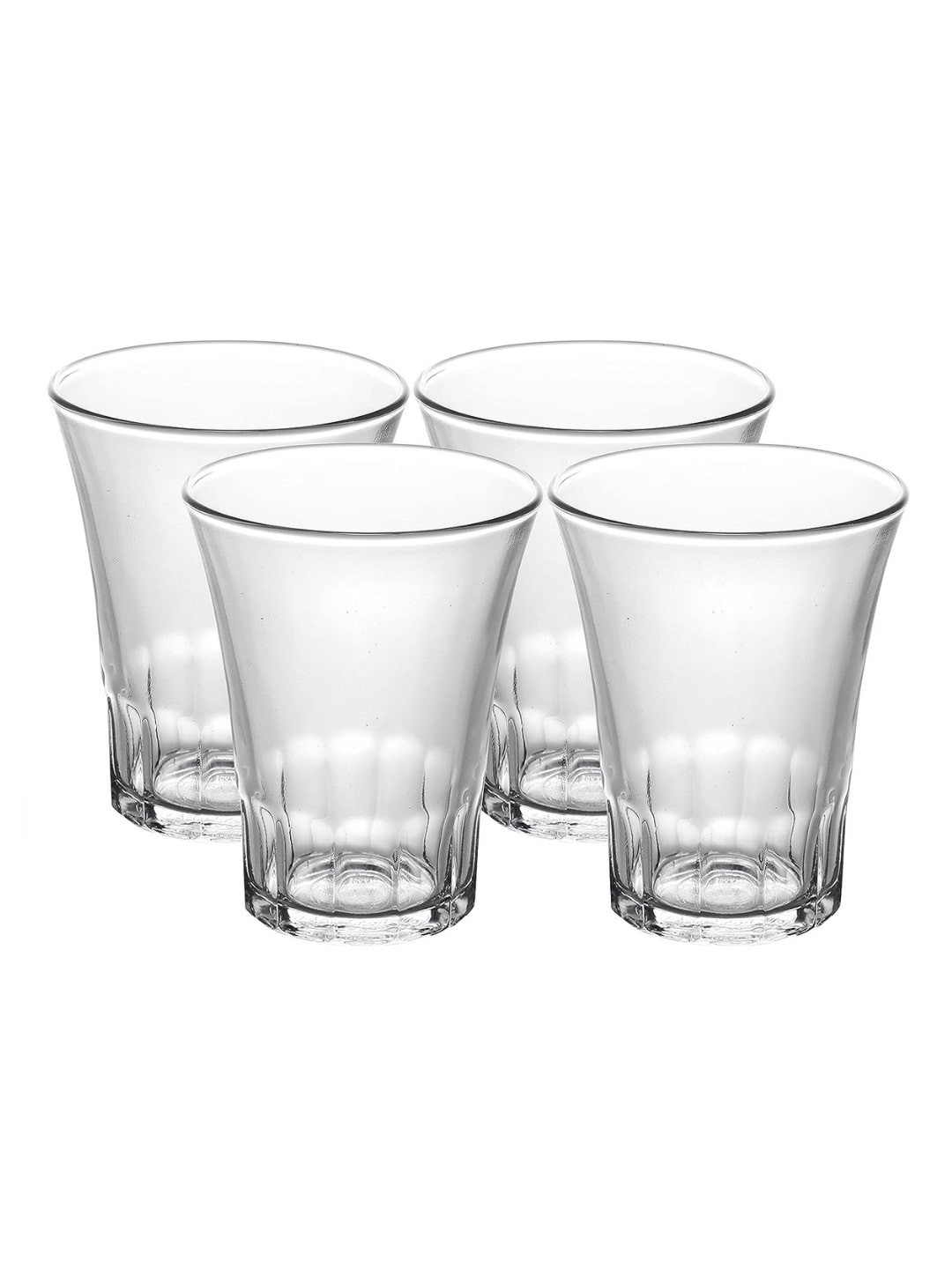 DURALEX Amalfi Transparent Set of 4 Glasses 130 ml Each