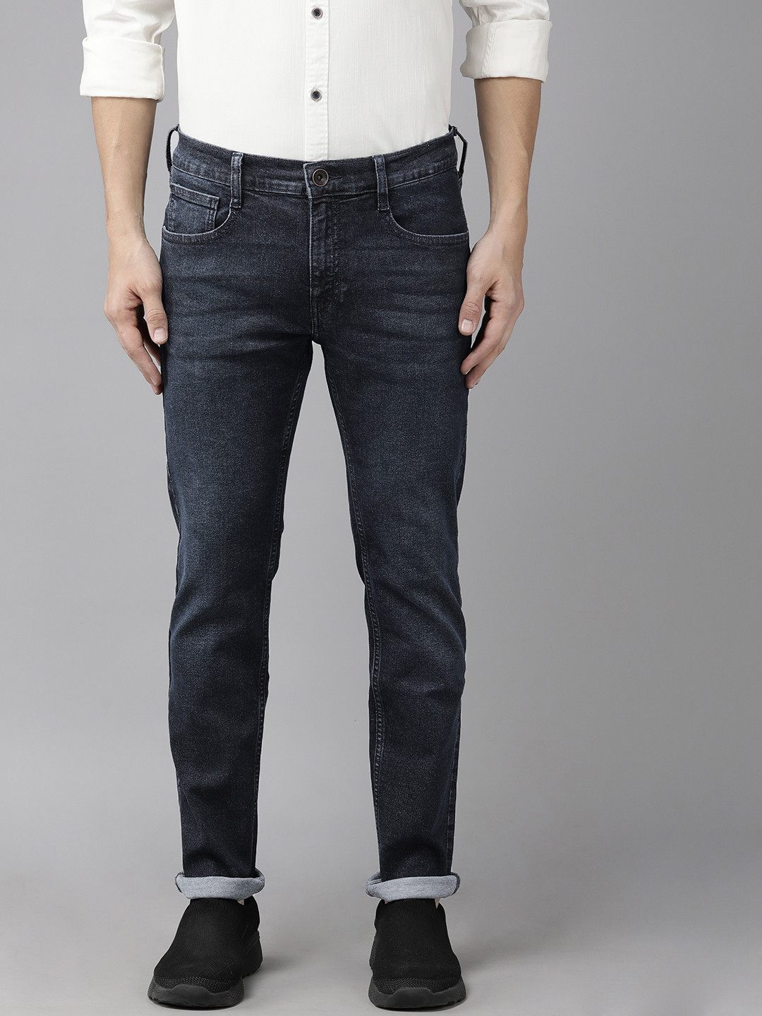 Pepe Jeans Men Tapered Fit Low-Rise Jeans