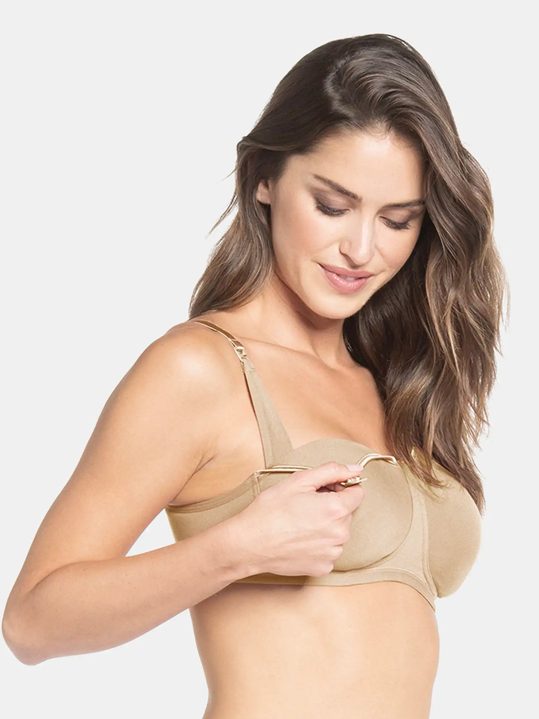 Jockey Wirefree Non Padded Cotton Full Coverage Nursing Bra-ES08
