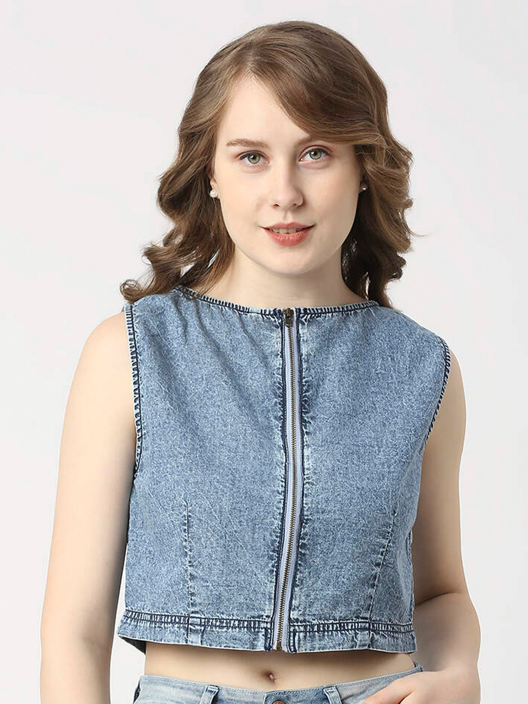 Pepe Jeans Cotton Crop Top