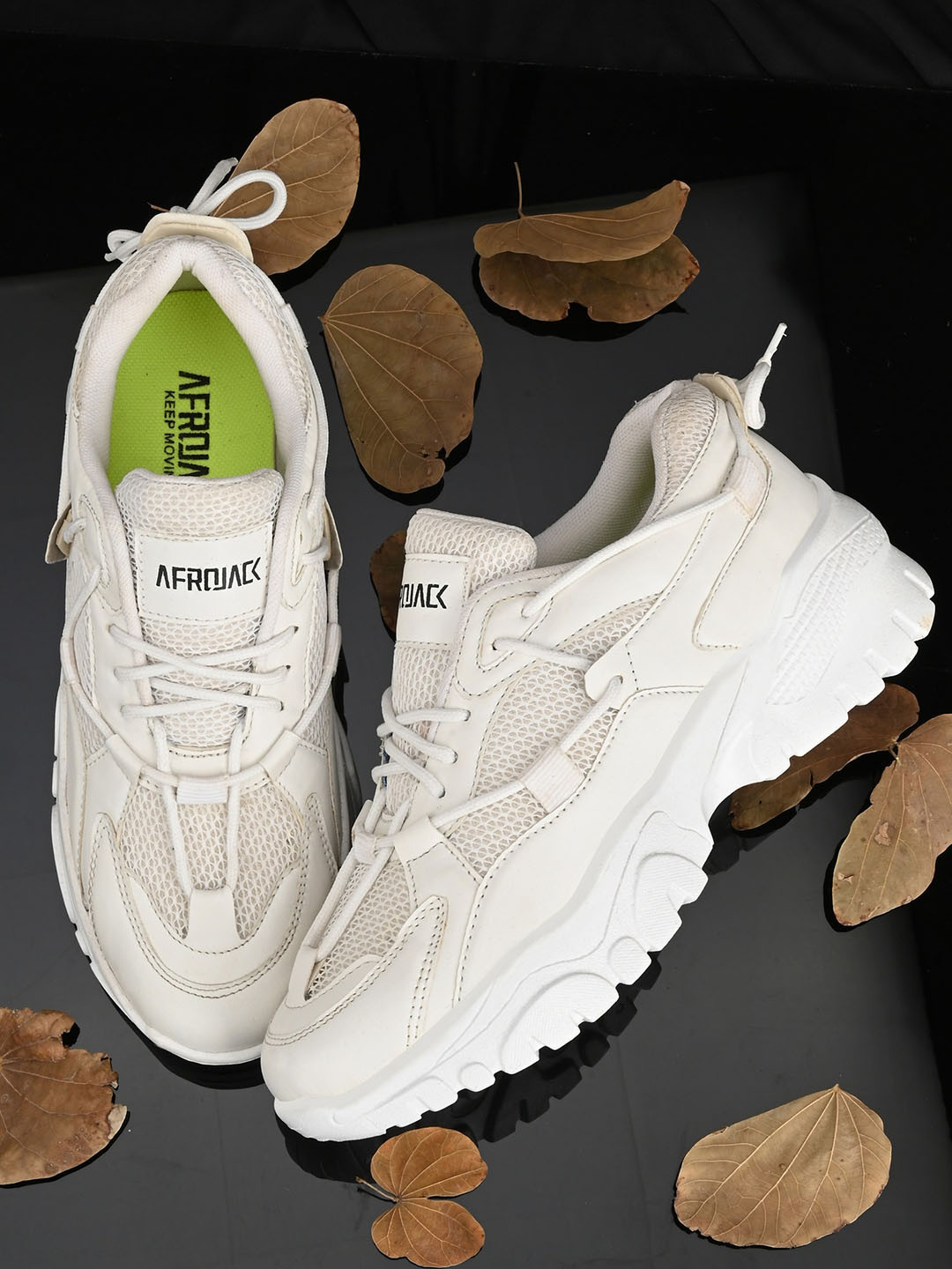 AfroJack Women Solid Sneakers