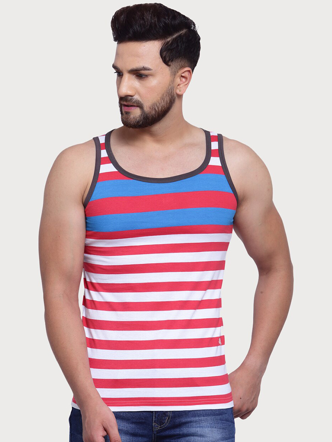 Zoiro Men Striped Innerwear Tank Vests