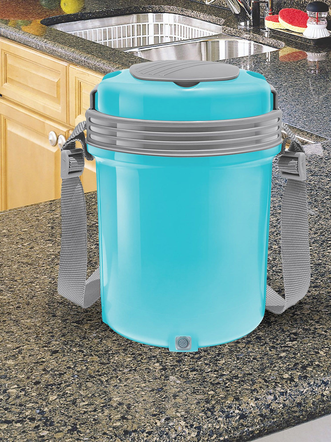 Milton Electron Set Of 4 Blue Stainless Steel Tiffin Box 360 ml Each