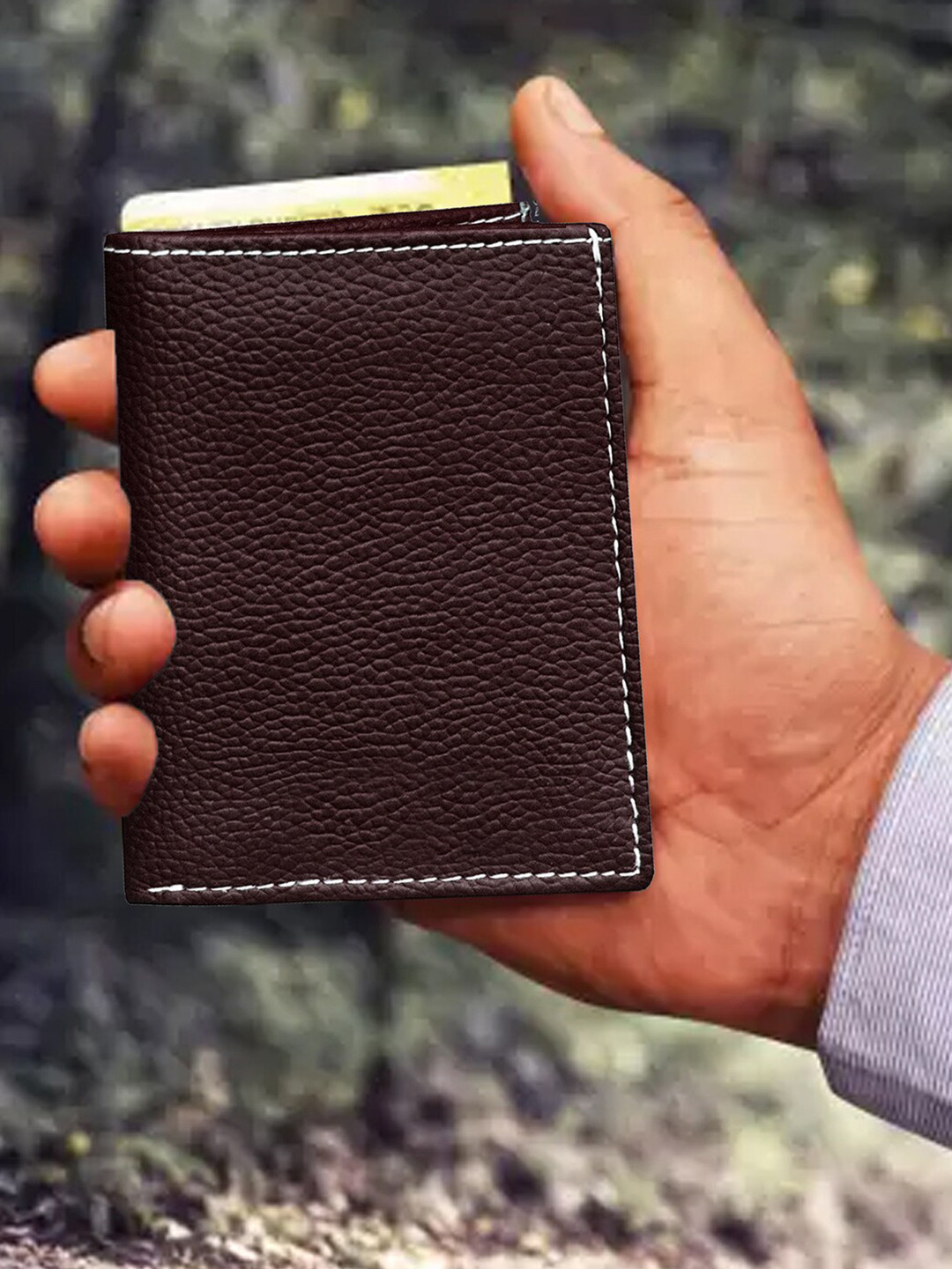 GREEN DRAGONFLY PU Money Clip Wallet