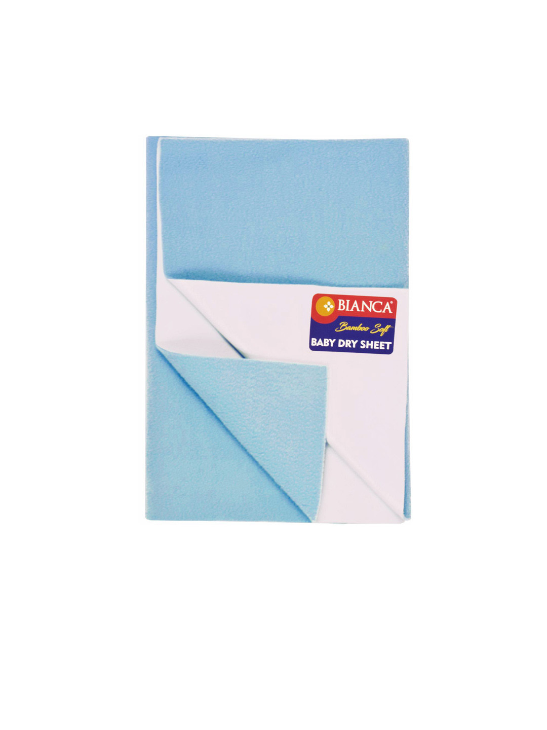 BIANCA Kids Blue Soft Bamboo Waterproof & Anti-Bacterial Large Baby Dry Sheet