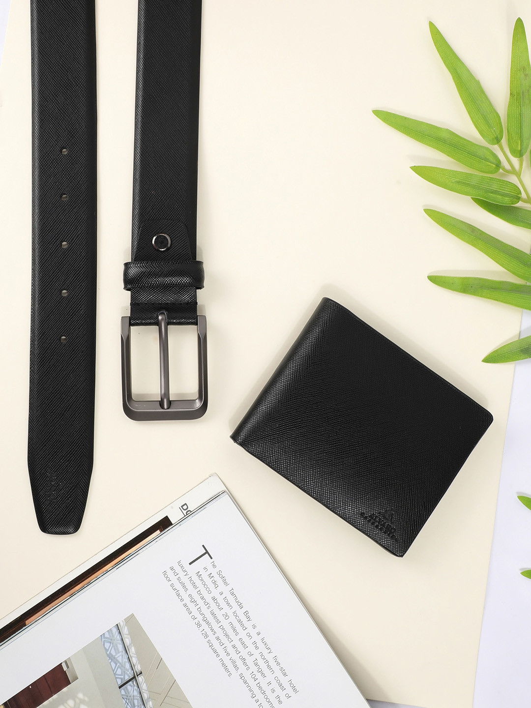Alvaro Castagnino Men Leather Accessory Gift Set