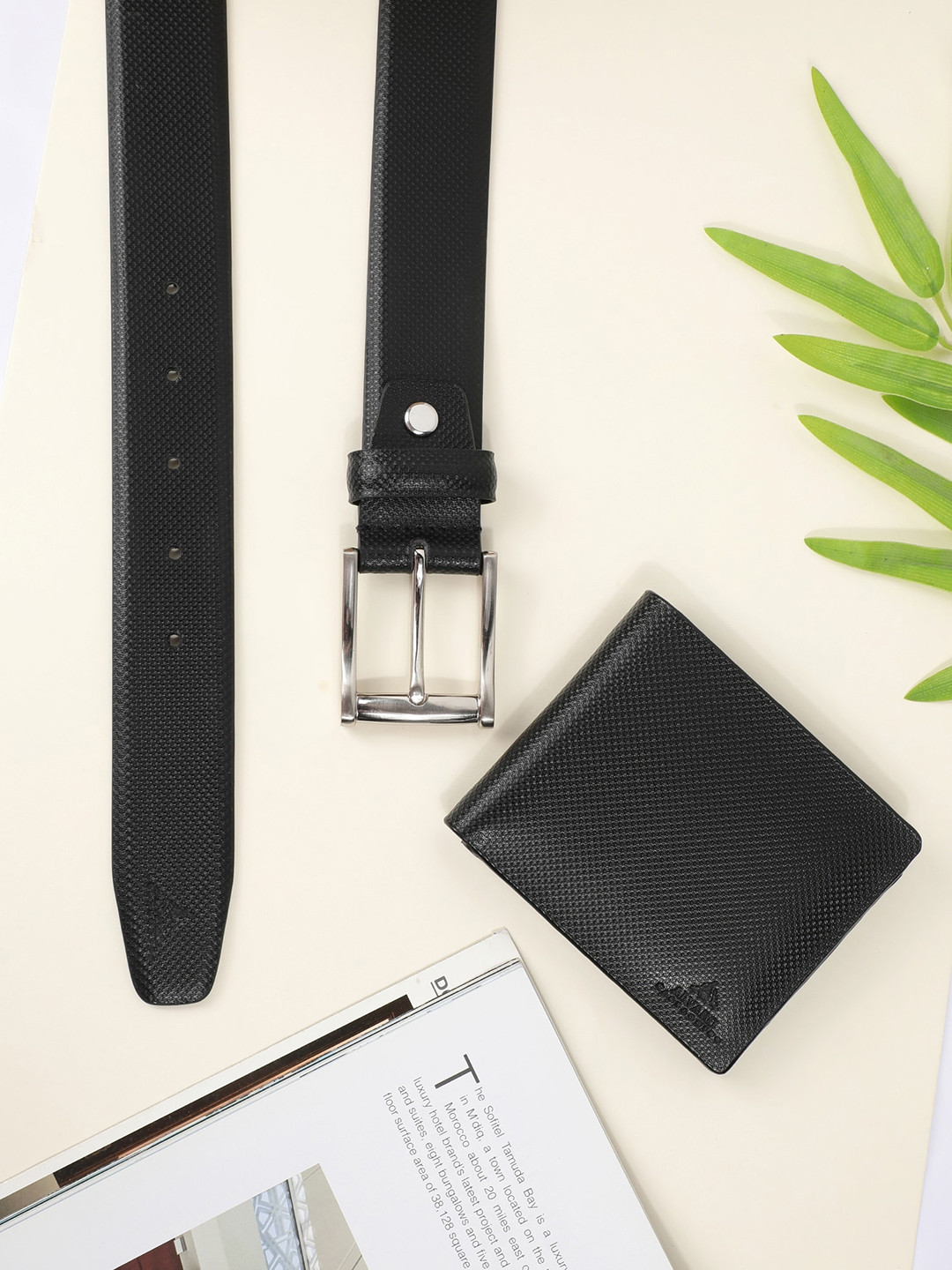 Alvaro Castagnino Men Leather Accessory Gift Set