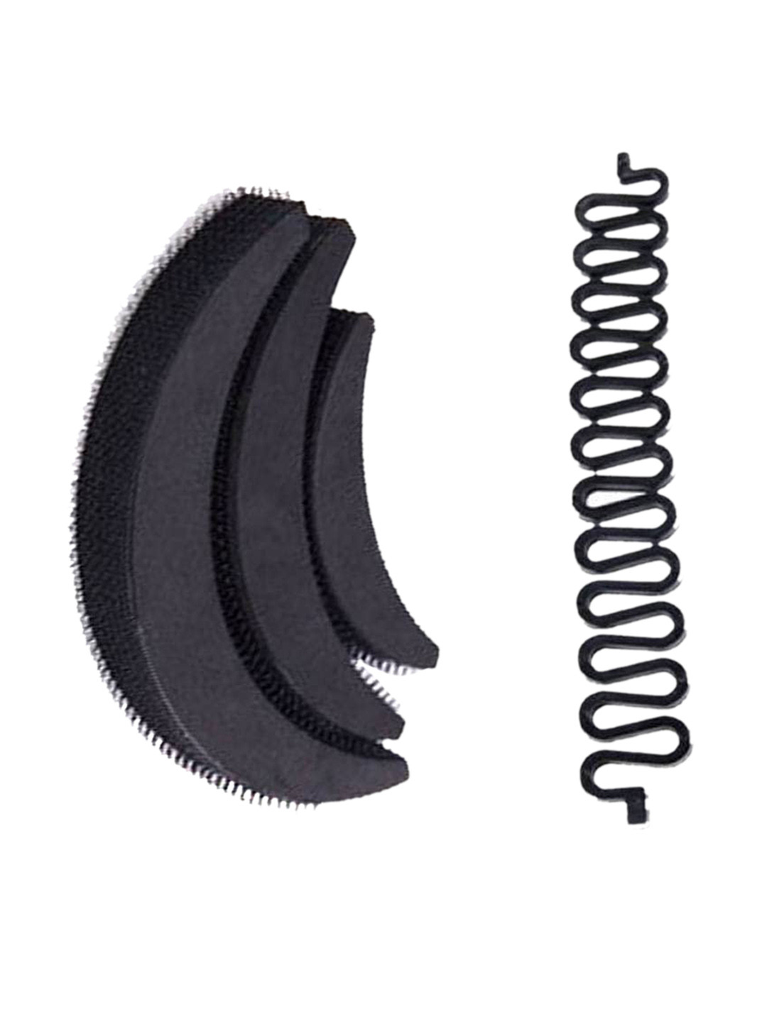 CHANDERKASH Women Set of 4 Hair Banana Puff Maker and Braid Tool Accessory