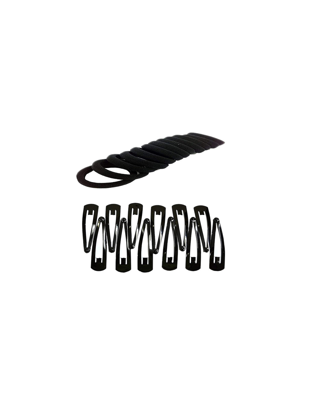 CHANDERKASH Women 12 Pieces Hair Clips And 12 Pieces Hair Ties Rubber Band Accessories