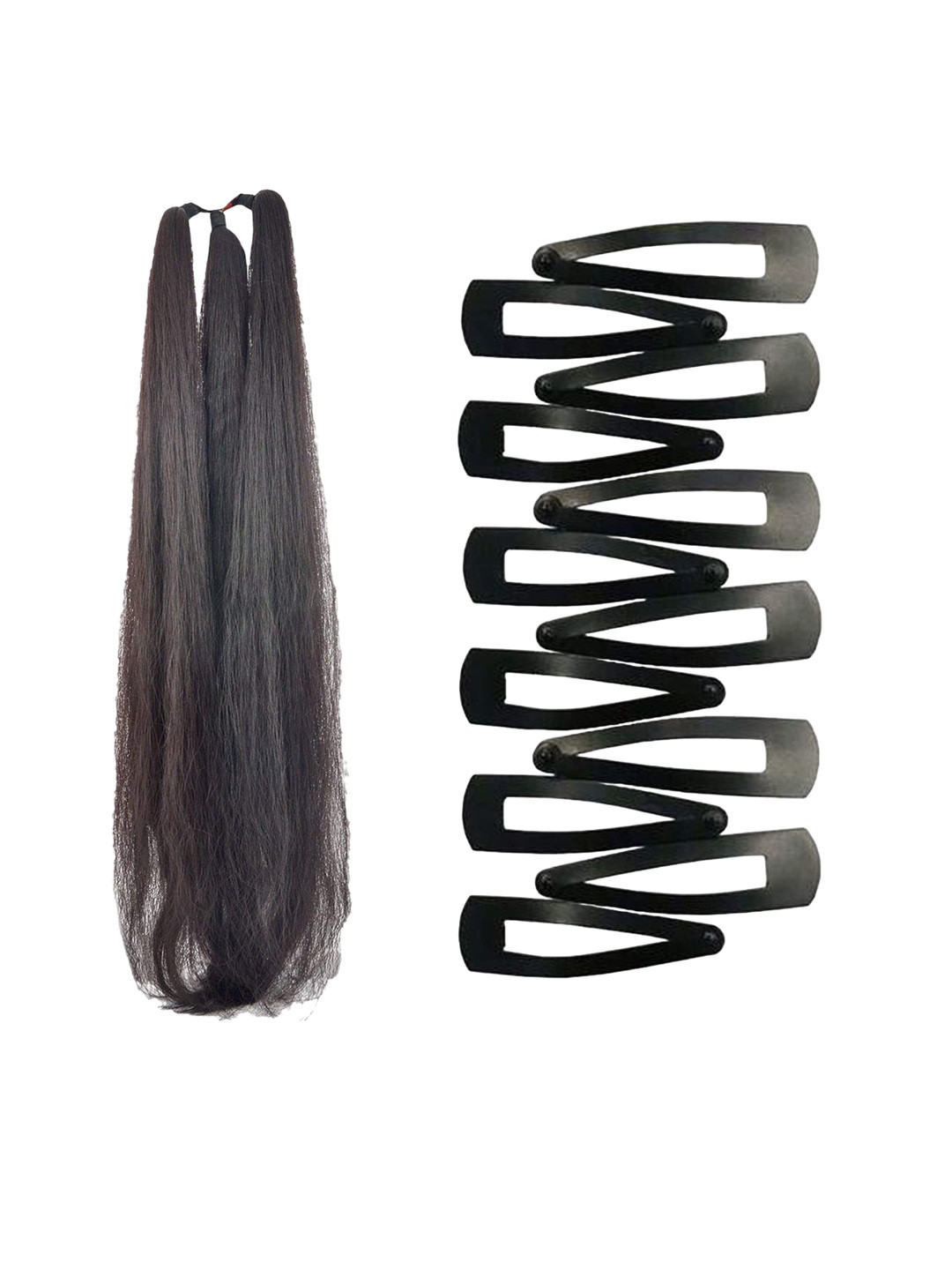 CHANDERKASH Women Hair Extension With 12 Tic Tac Hair Clips