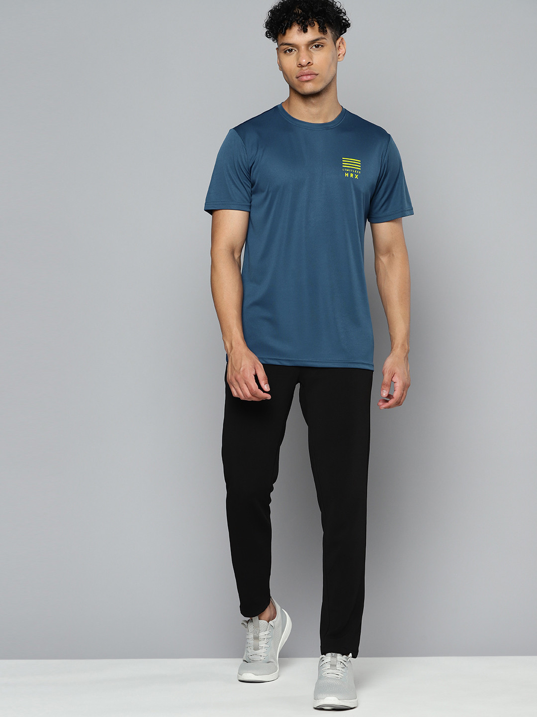 HRX by Hrithik Roshan Printed Rapid-Dry Training or Gym T-shirt