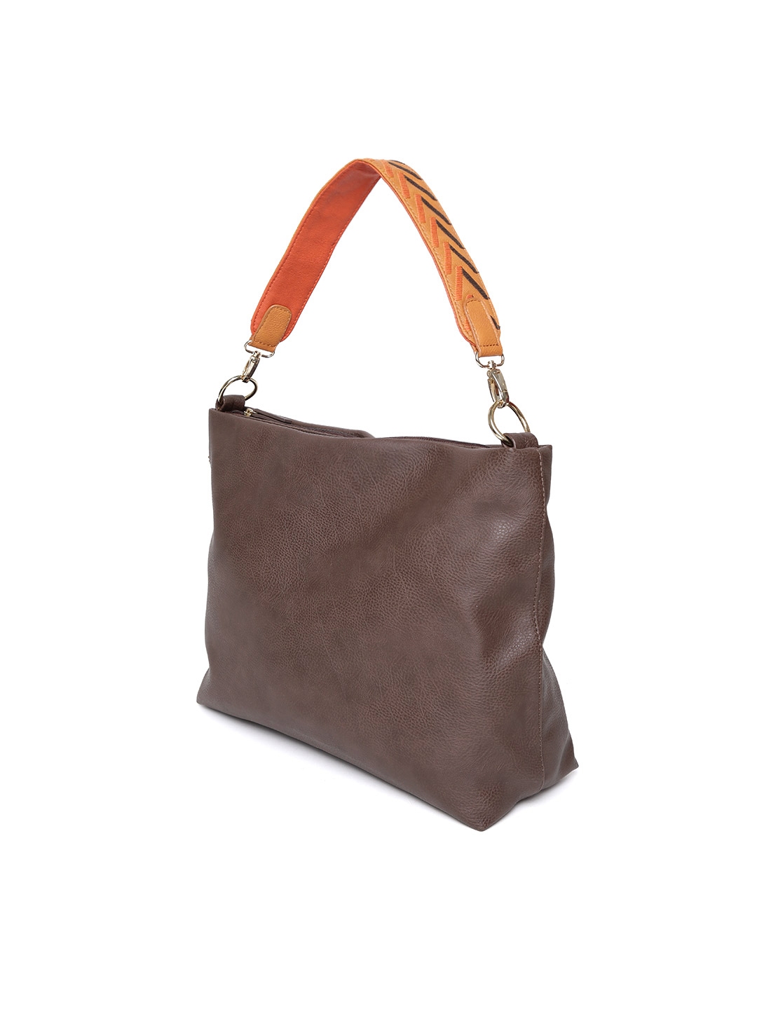 Baggit Coffee Brown Solid Shoulder Bag Handbags For Women Image
