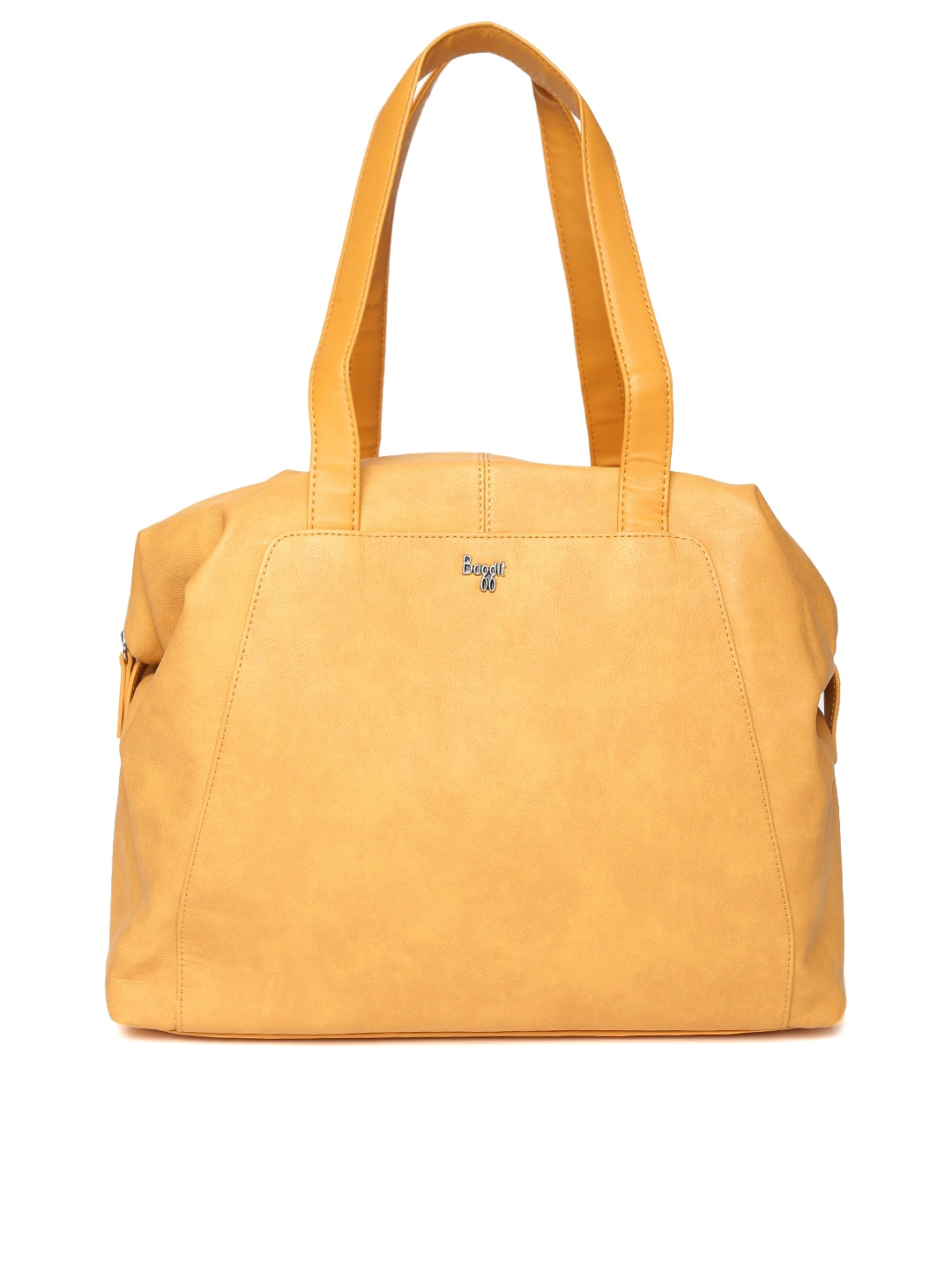 Baggit Mustard Yellow Solid Shoulder Bag Handbags For Women Image