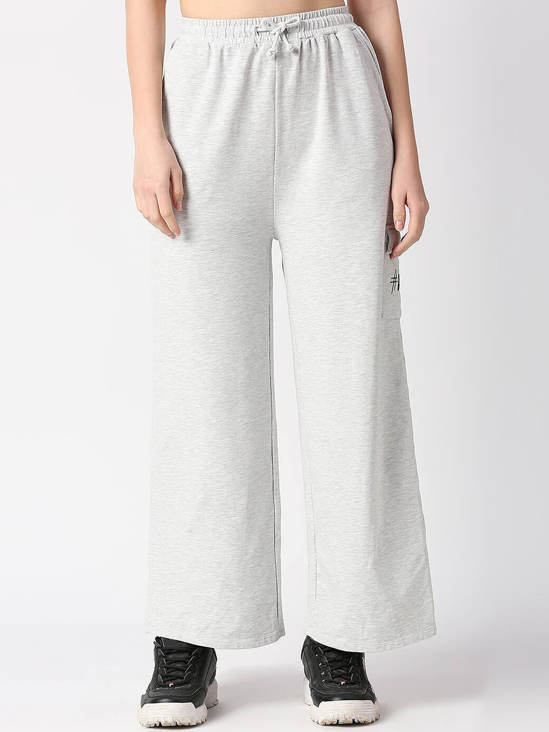 Pepe Jeans Women Cotton Wide Leg Sweat Pant