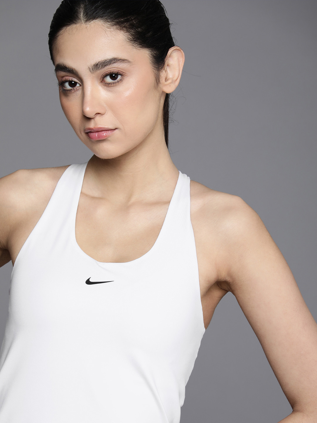 Nike Brand Logo Printed Sleeveless Dri-FIT Training Tank Top