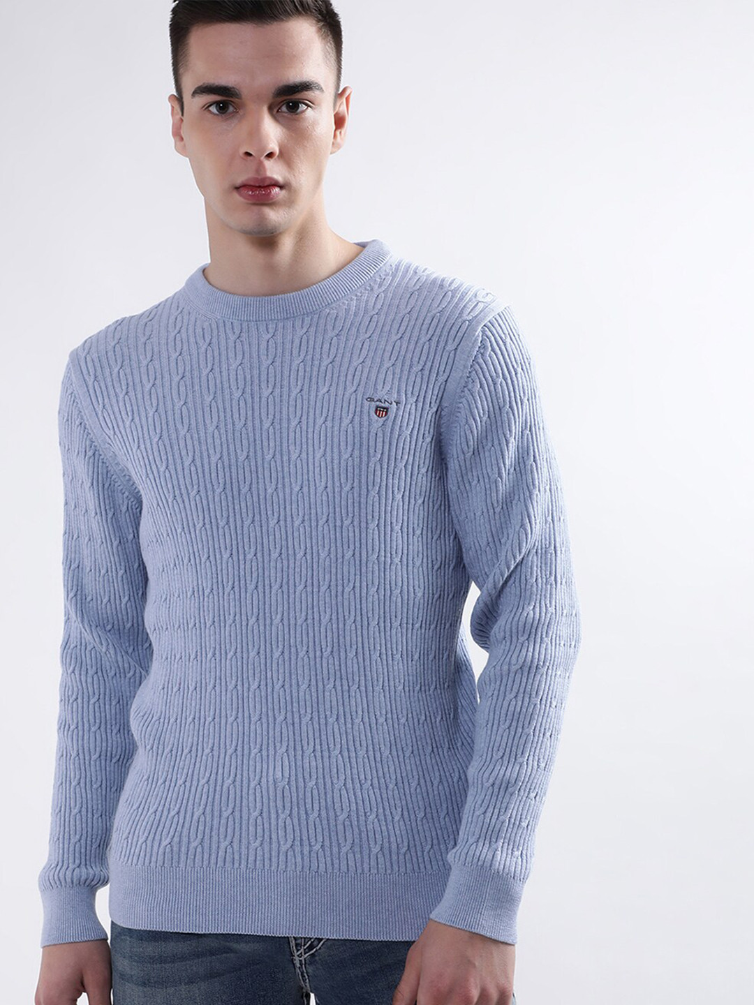 GANT Men Cable Knit Pullover