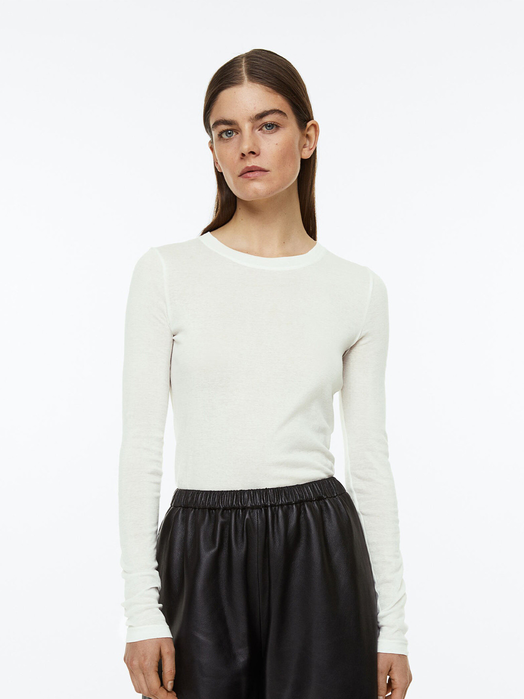 H&M Women Pima Cotton Jersey Top
