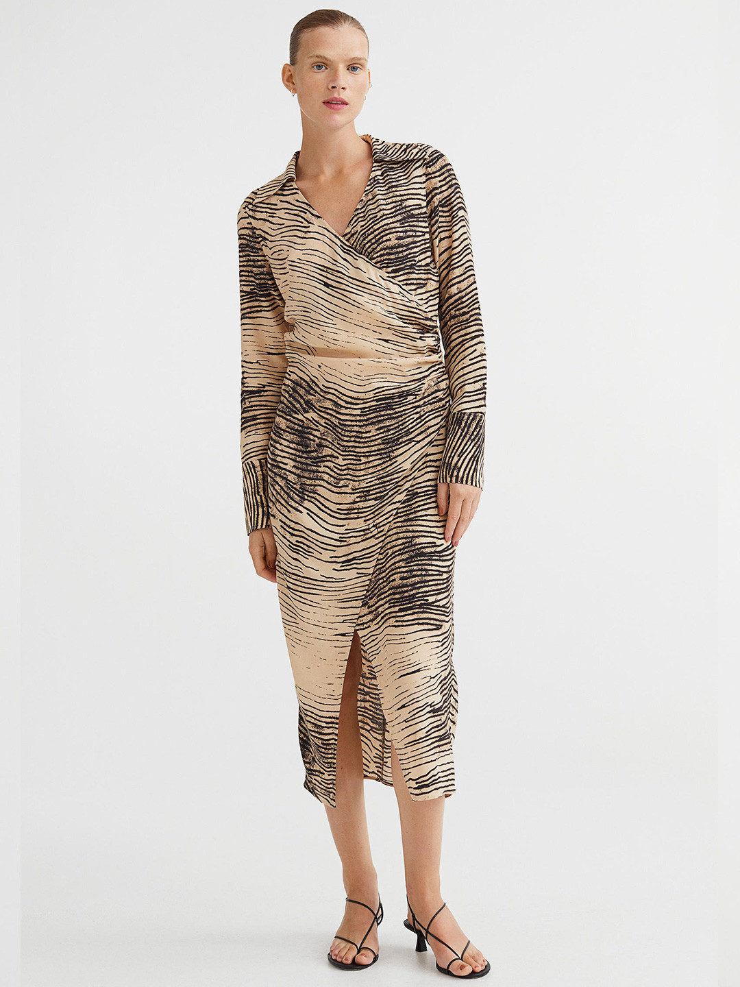 H&M Women Long Wrapover Dress