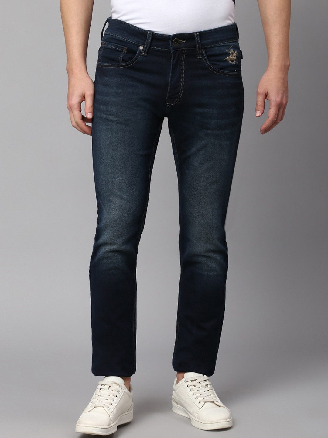 Beverly Hills Polo Club Men Light Fade Cotton Jeans