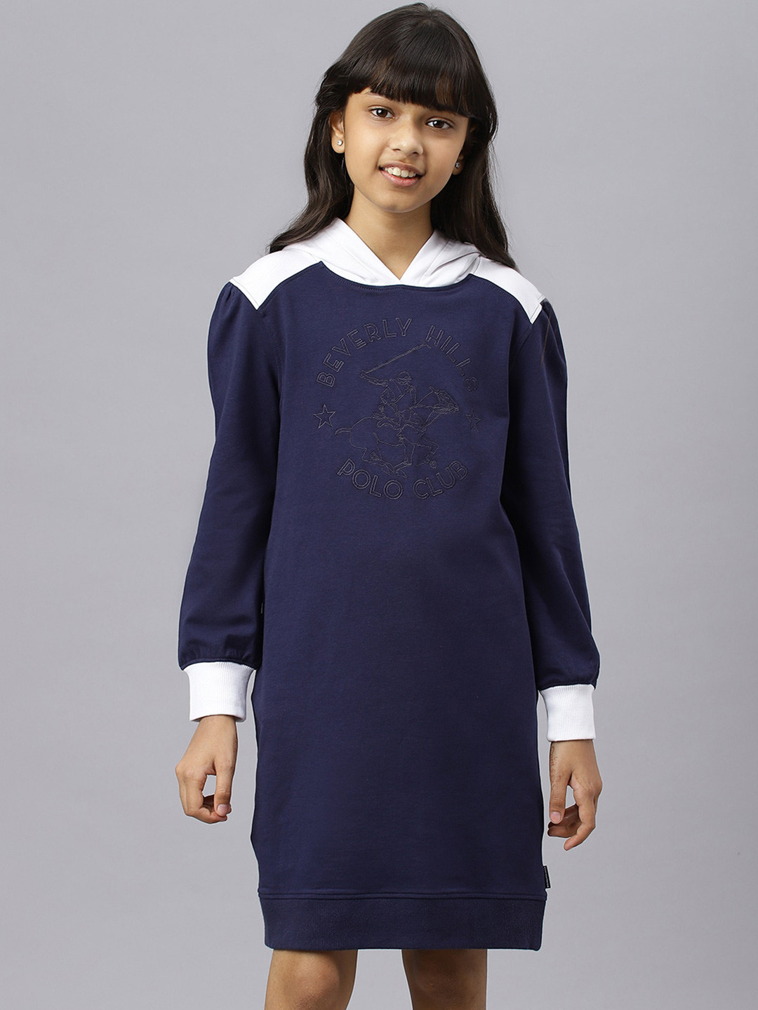 Beverly Hills Polo Club Hooded Sheath Dress