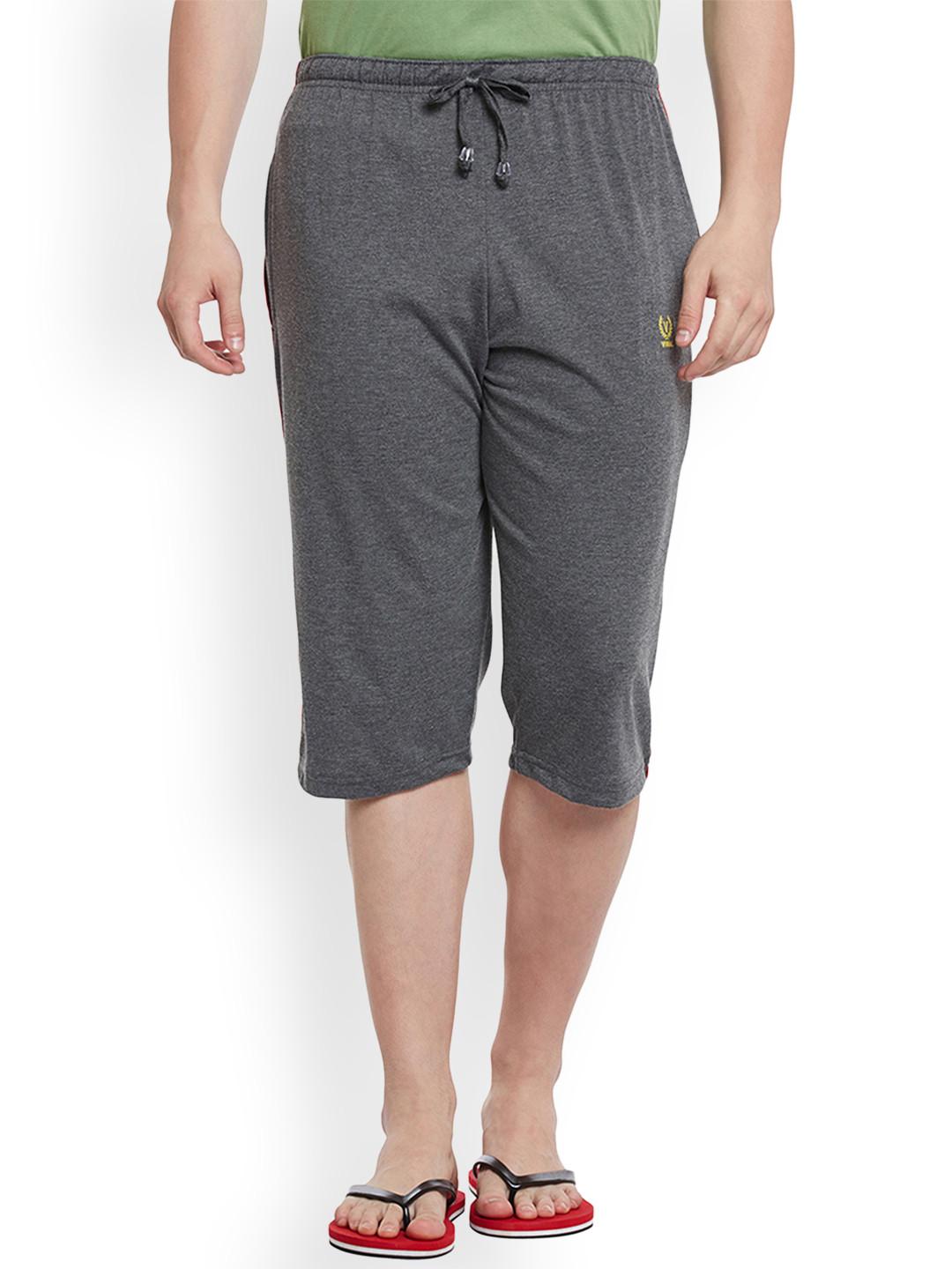 MACK JONNEY Grey Lounge Shorts C1-ANTHRA01