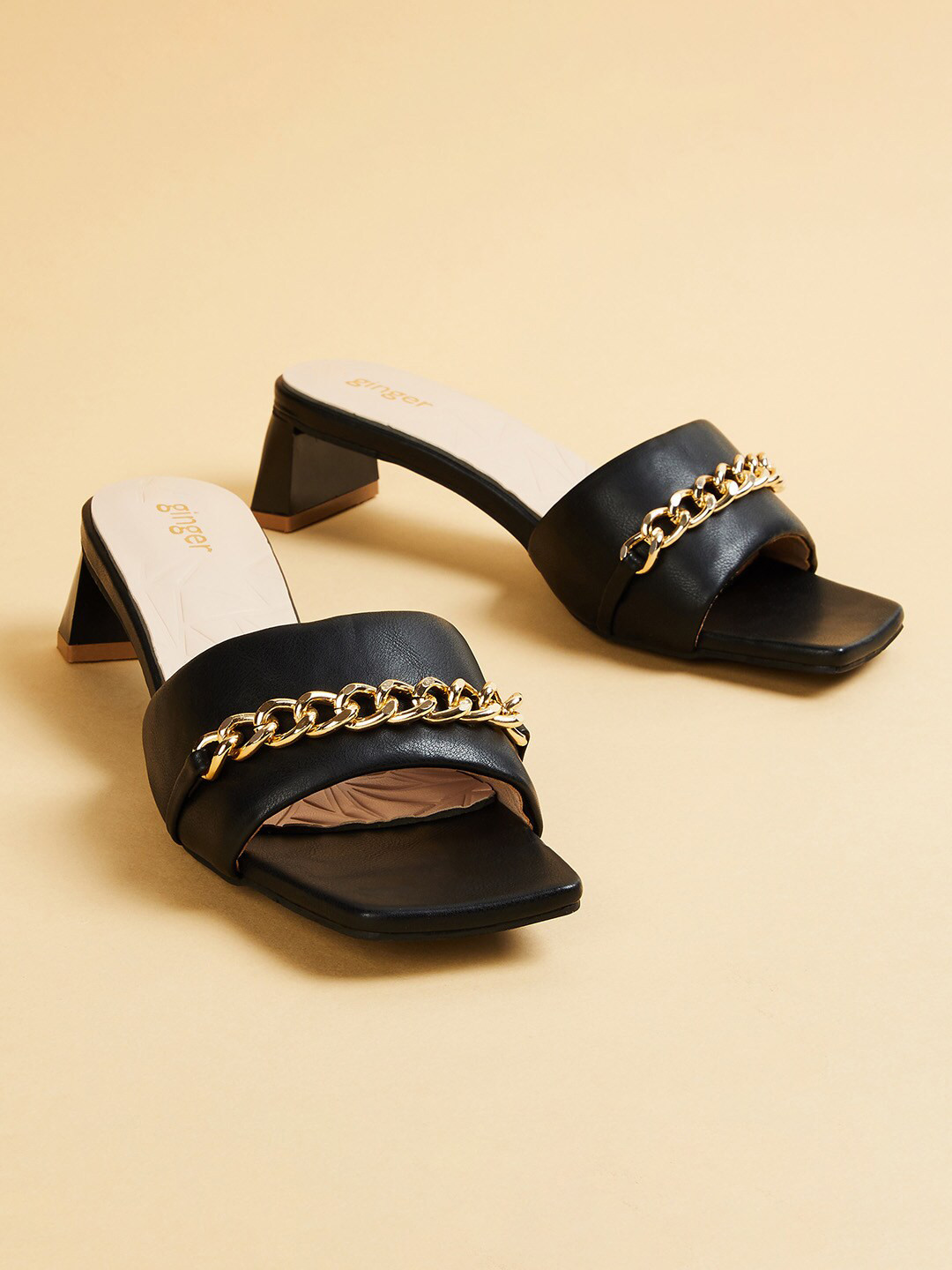 Ginger by Lifestyle Slip On Block Heels