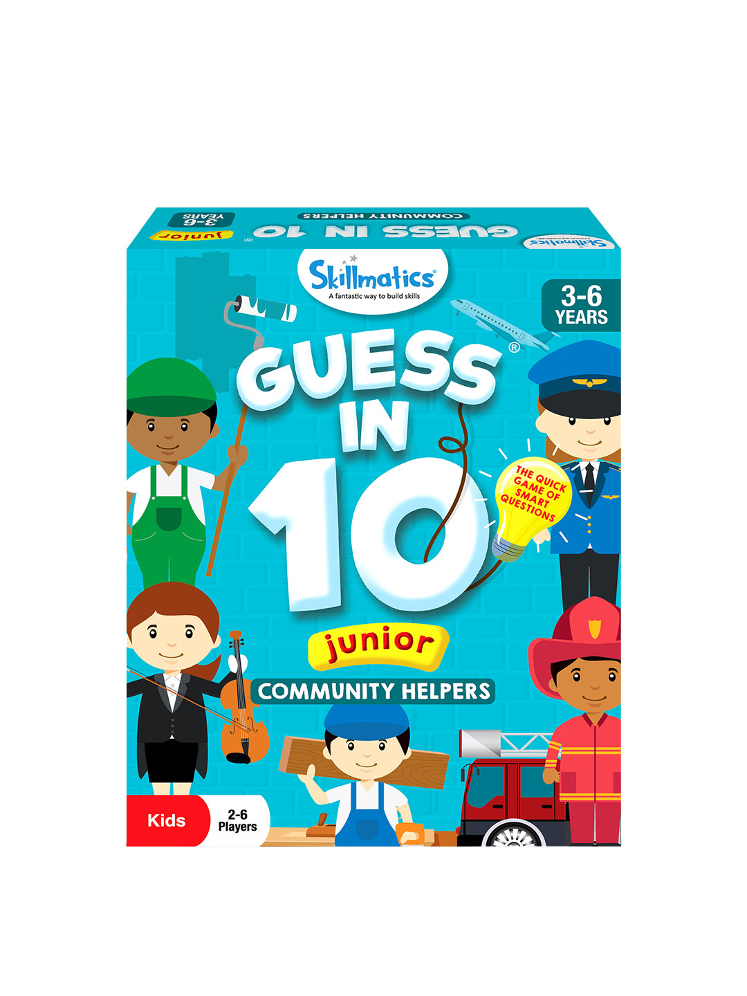 Skillmatics Kids Guess in 10 Junior Community Helpers Card Game