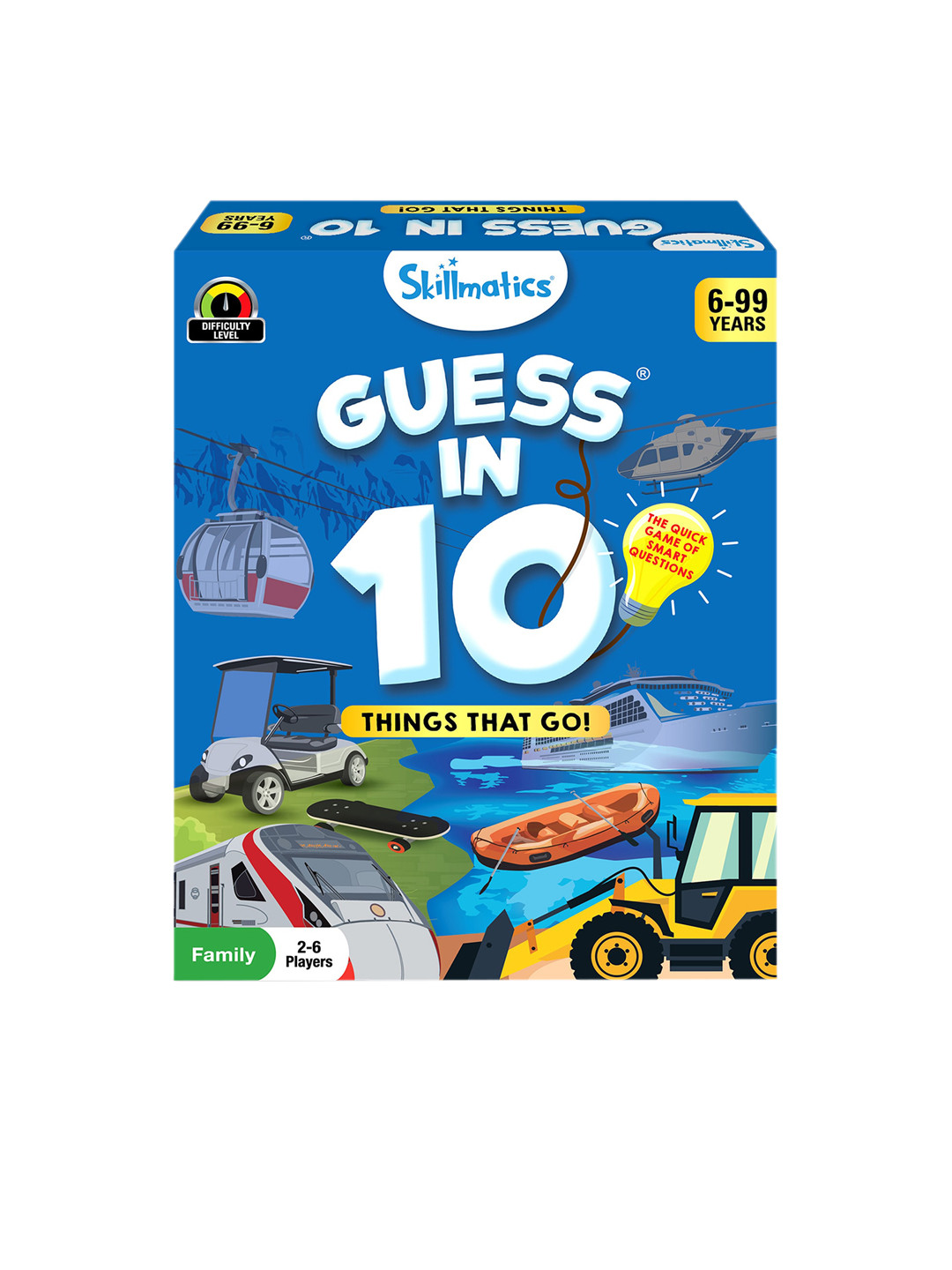 Skillmatics Kids Guess in 10 Things That Go Activity Toys and Games