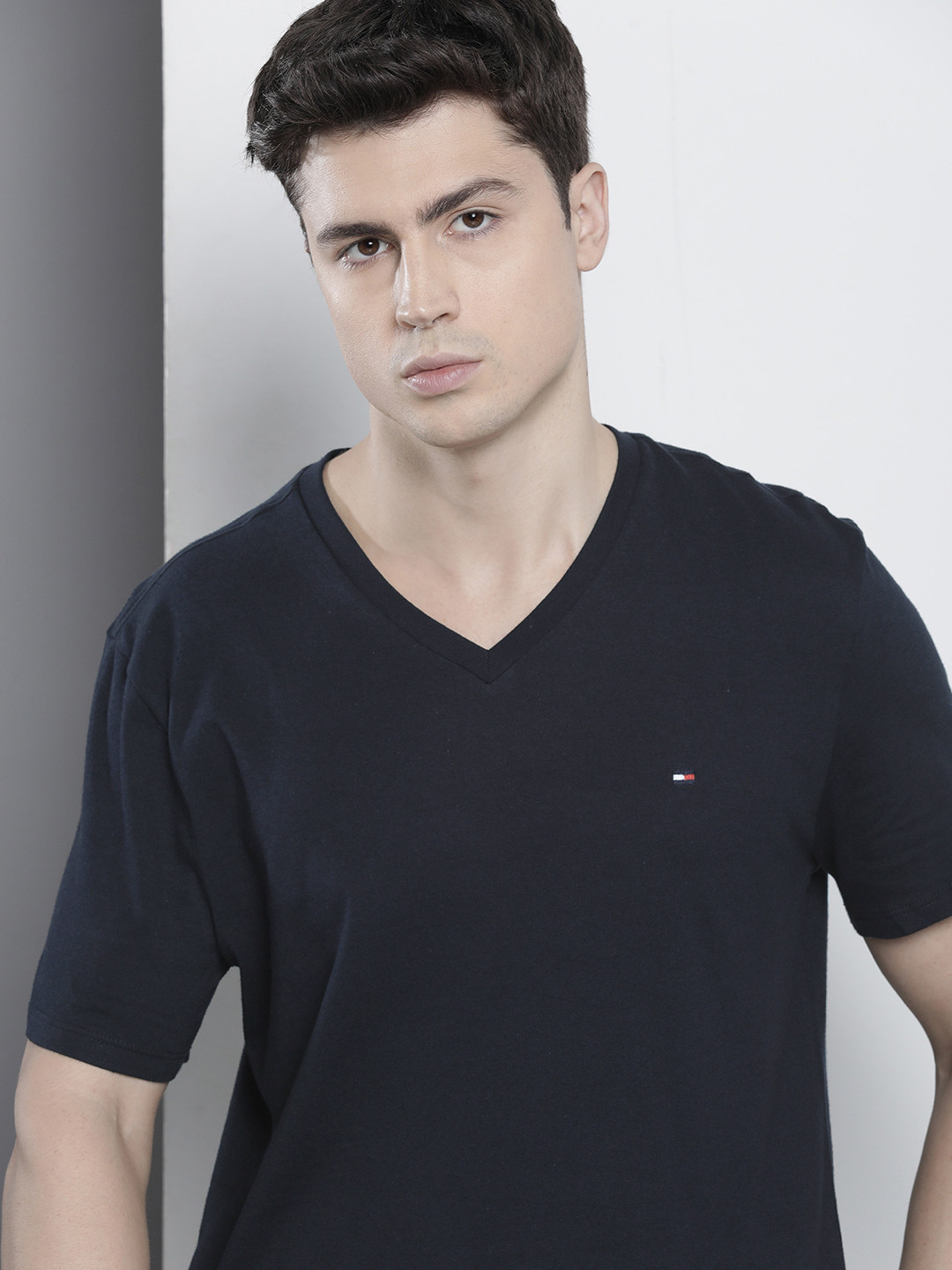 Tommy Hilfiger V-Neck Pure Cotton T-shirt