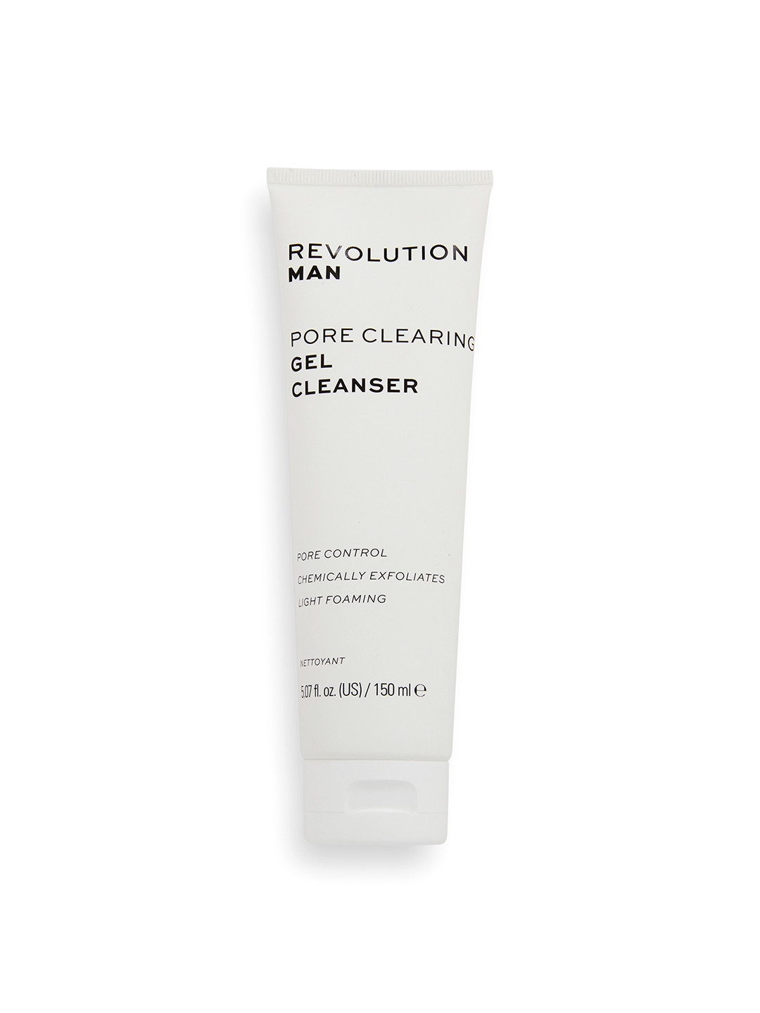 REVOLUTION MAN Pore Clearing Gel Cleanser with Salicylic Acid for Oily Skin - 150ml