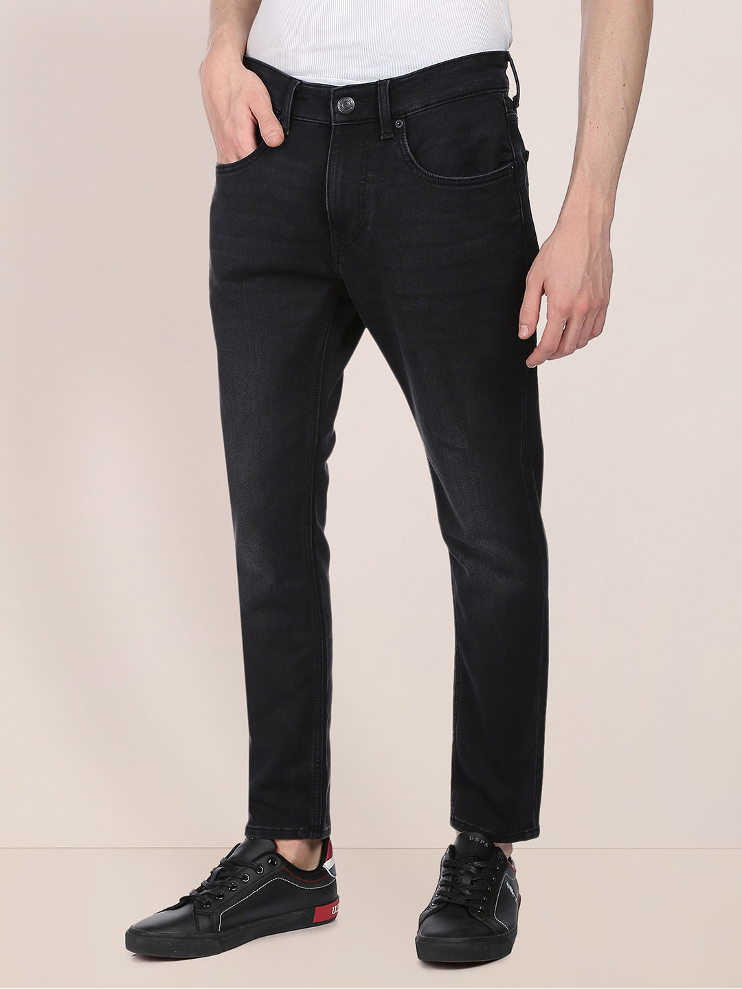 U.S. Polo Assn. Denim Co. Henry Tapered Cropped Fit Jeans