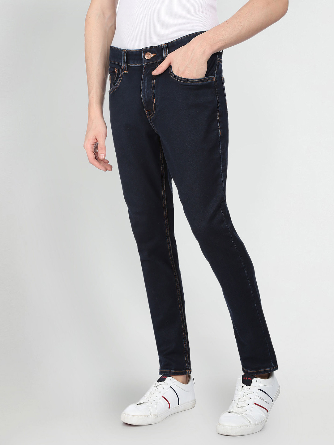 U.S. Polo Assn. Denim Co. Henry Cropped Fit Jeans