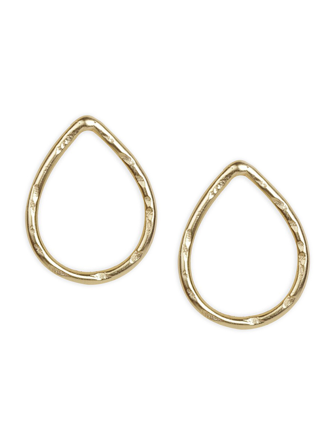 STILSKII Gold Plated Oval Hoop Earrings
