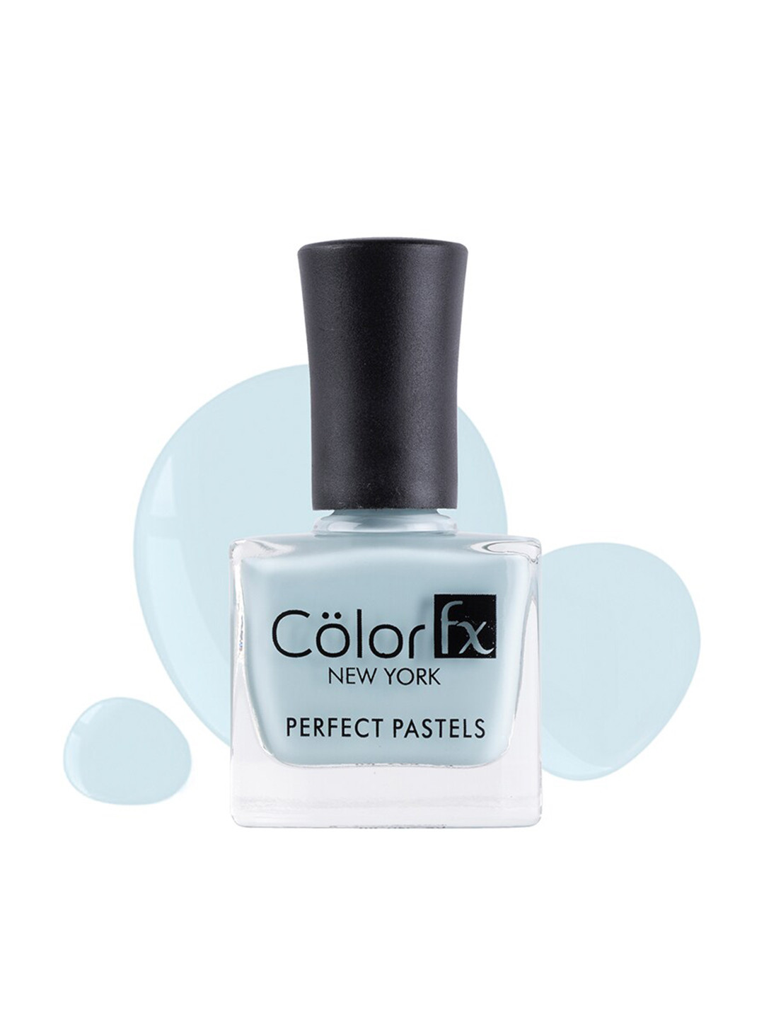 Color Fx New York Perfect Pastels Long-Lasting Glossy Finish Nail Enamel 9 ml-Powder Blue 168