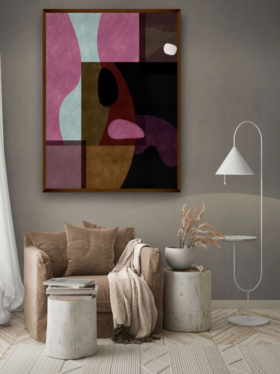 The Art House Canvas Wall Rectangle Portrait Paintings Wall Art - 39.4x30In