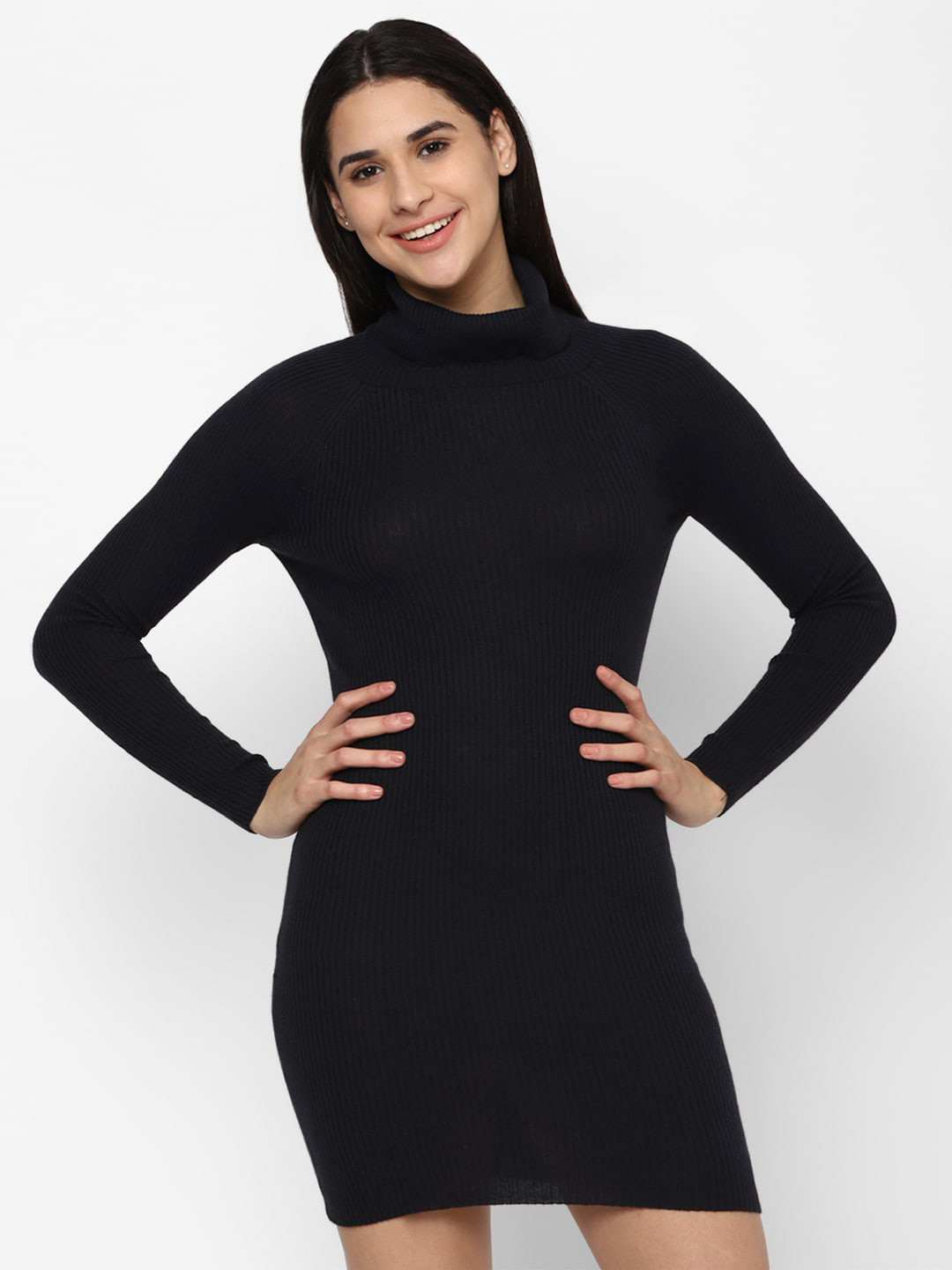 AMERICAN EAGLE OUTFITTERS Mock Neck Bodycon Mini Dress